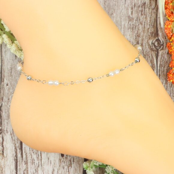 Dainty Anklet for Women – Elegant Everyday Jewelry & Perfect Gift | MLCRC2141 - Picture 9 of 10